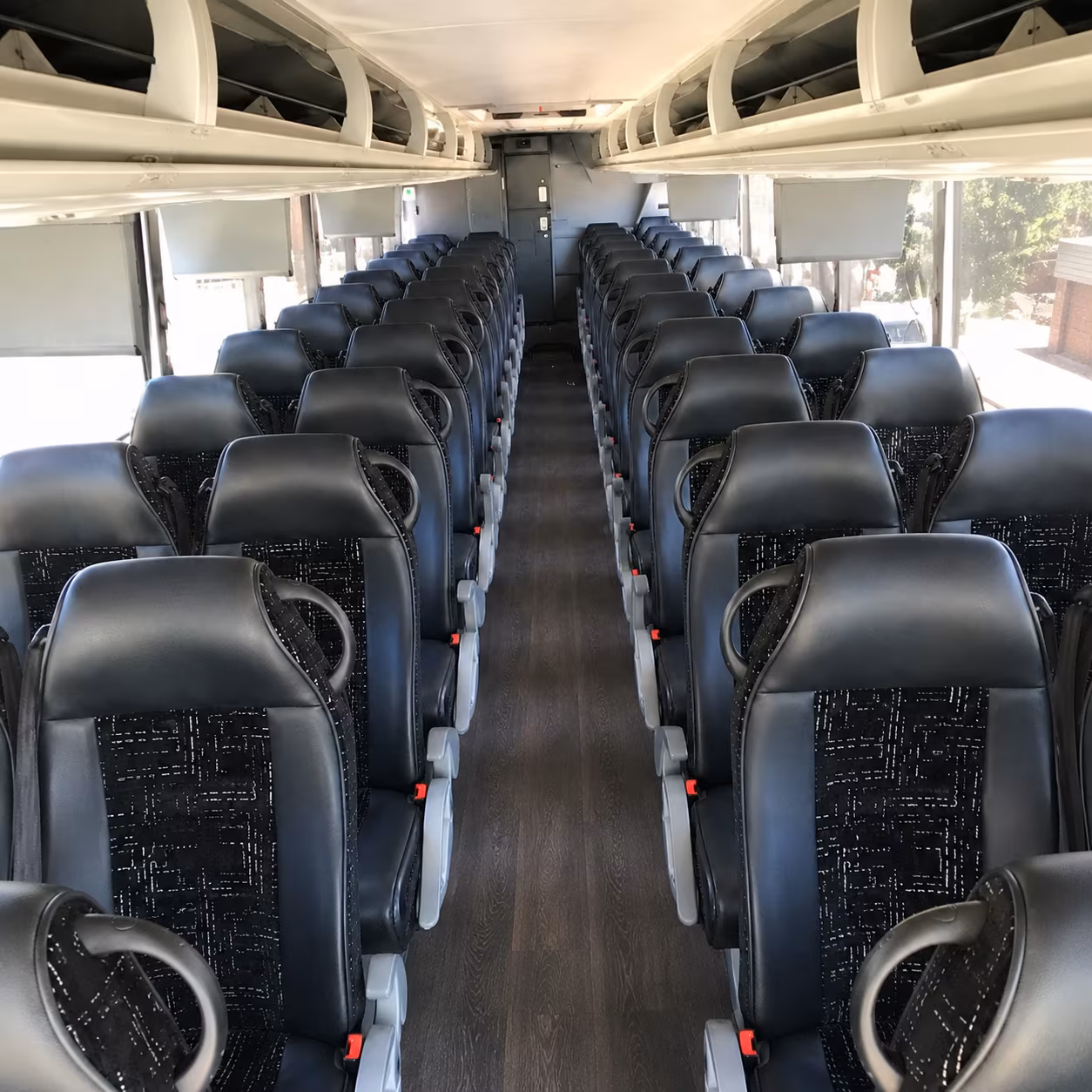 antioch charter bus rental interior