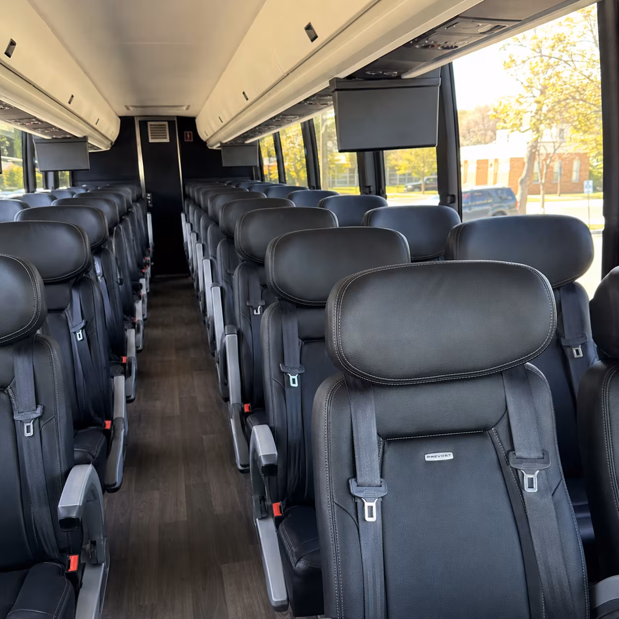 santa rosa charter bus interior