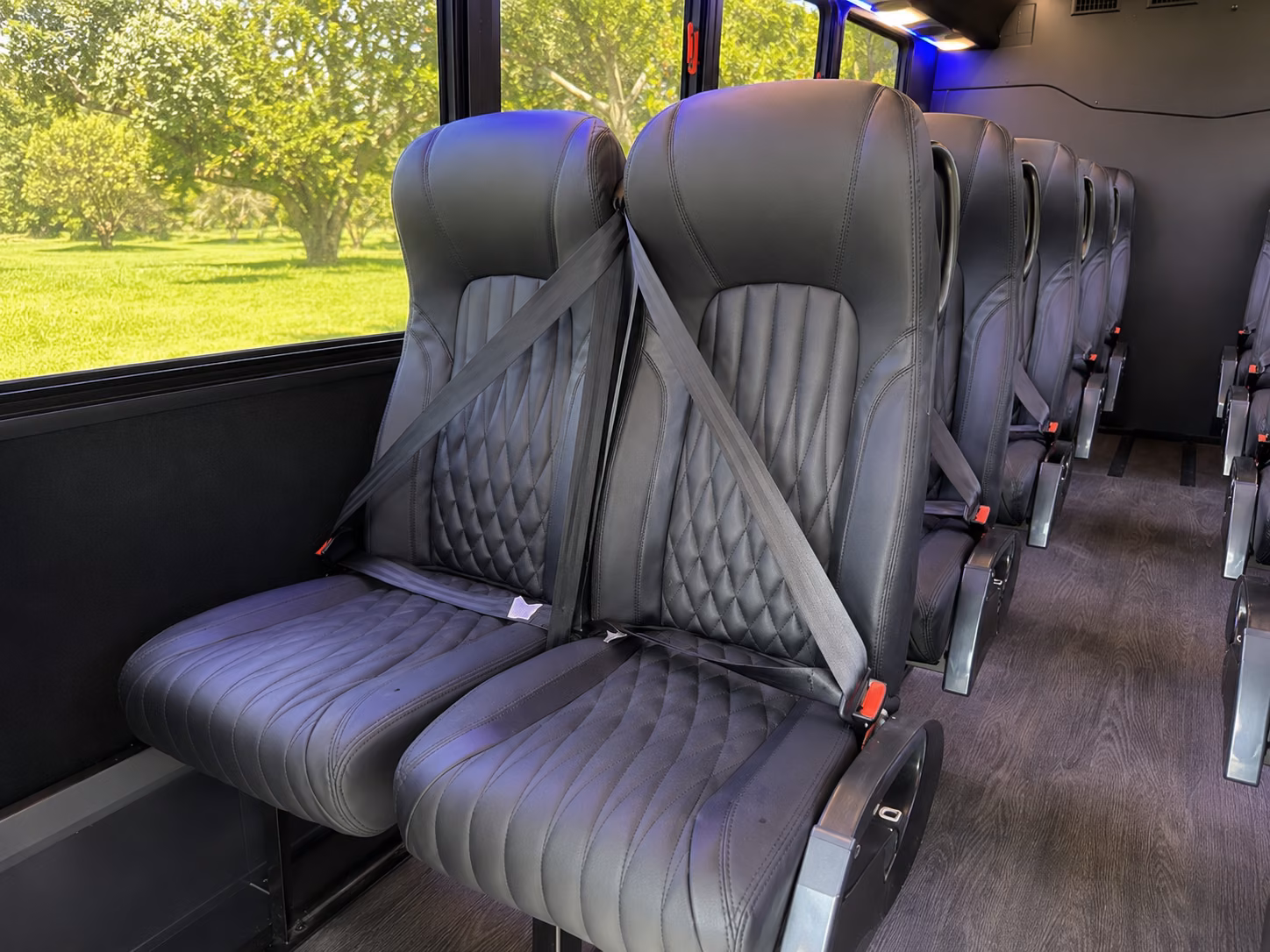 santa rosa concert transportation onboard seating