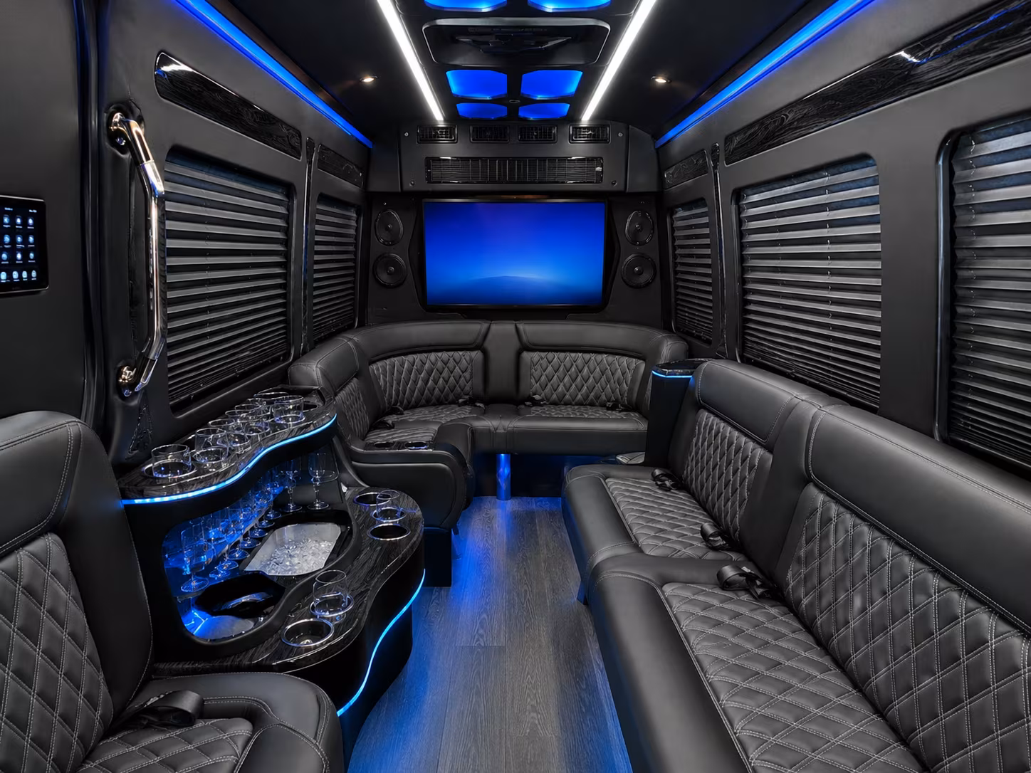santa rosa private event transportation onboard seating
