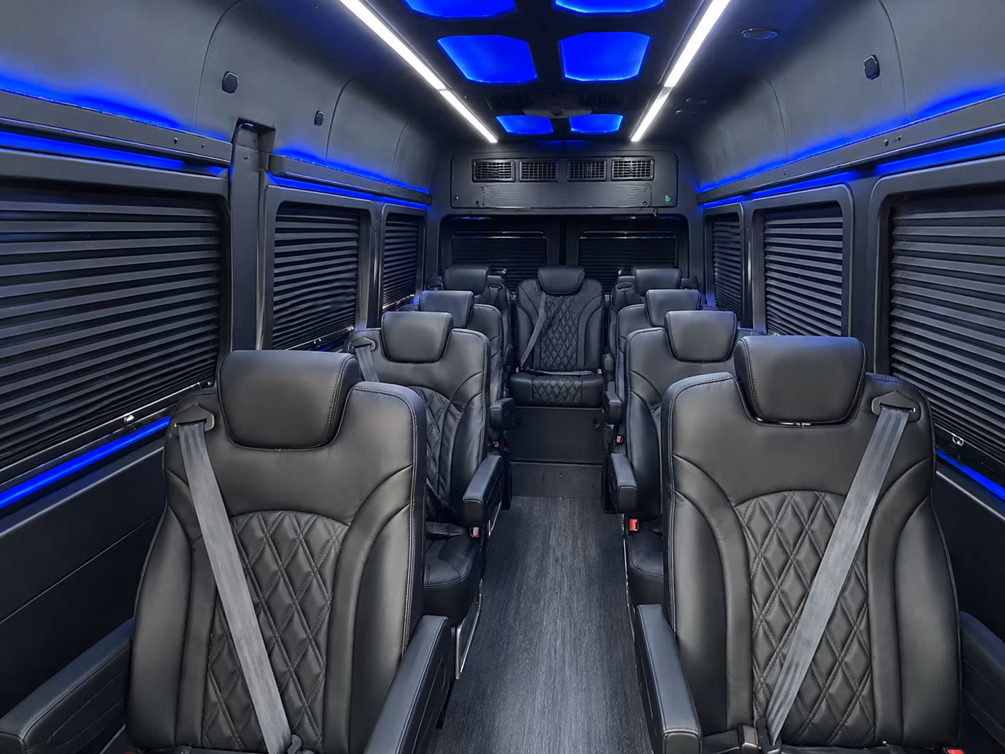 sprinter van with driver interior